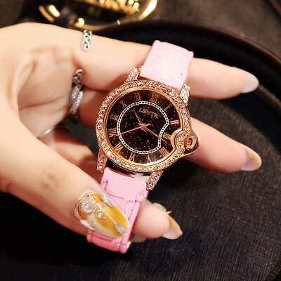 

Starry watch female student fashion trend Korean version of simple casual retro atmosphere