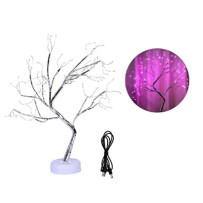 

2 Impetus Supply Mode Energy Saving Home Decoration Small Night Lamp 108 Bulbs Emulational Tree Light With Copper Wire Green Color