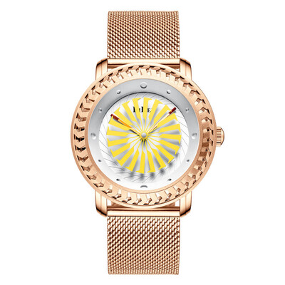 

Biden Biden waterproof cool personality turntable mesh with quartz watch