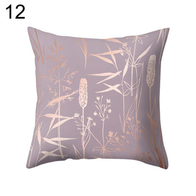 

Pink Geometric Pattern Throw Pillow Case Cushion Cover Sofa Bedding Articles