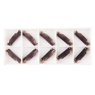 

10PCS Tungsten Carbide Insert Grooving Parting Turning Tool Solid Good Performance Blade MGGN