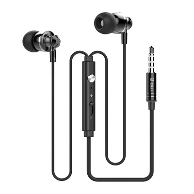 

LANGSDOM M300 Wired In-ear Earphones Metal Stereo Gaming Headsets Headphones with In-line Contol & Microphone for iOS Android Phon