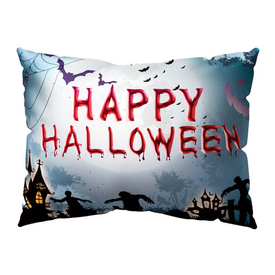 

12 Pattern New Halloween Pillow Cases Rectangle Linen Sofa Pumpkin Ghosts Throw Cushion Cove Home Decor 50X30Cm