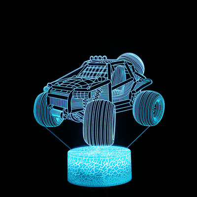 

Gobestart 3D Children Night Lamp 7 LED Colors Changing Lighting Table Desk Decoration