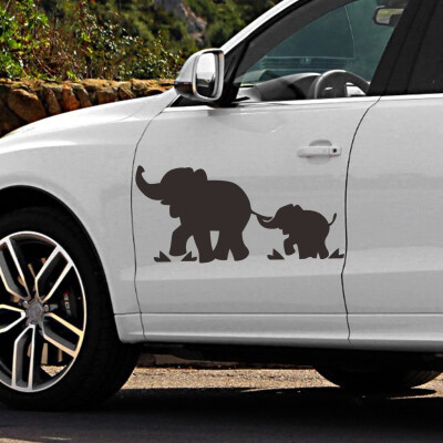 

Tailored Elephant Mom&Baby Decal Vinyl Car Tank Pad Window Bumper Sticker