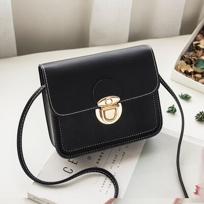 

Winter Korean version of the new female bag lock small square bag shoulder Messenger bag ladies bag