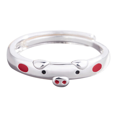 

Personality Creative Popular Exquisite Cute Pink Pig Animal Accessories Female Opening Ring