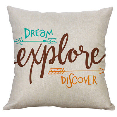 

〖Follure〗Simple Linen Creative Lovely Pillow Cover Pillow Cover Car Pillow Cover