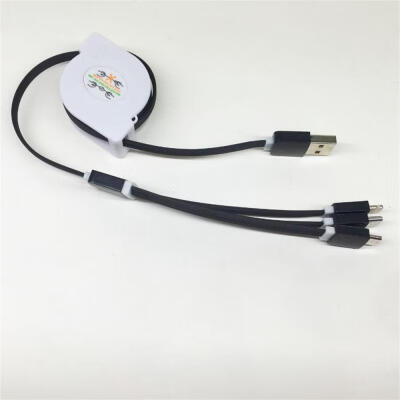 

Retractable Charge Cable Type C Micro USB Lightning Charge Cord