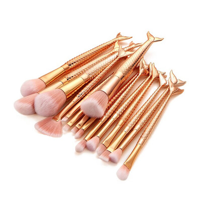 

Gobestart 15PCS Make Up Foundation Eyebrow Eyeliner Blush Cosmetic Concealer Brushes