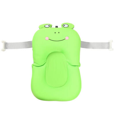 

Cartoon Portable Baby Non-Slip Bath Tub Newborn Air Cushion Bed Shower Pad