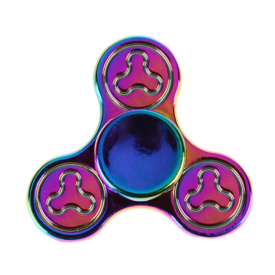 

Dual Tri Fidget Hand Spinner Colorful Aluminium Alloy Finger EDC Focus