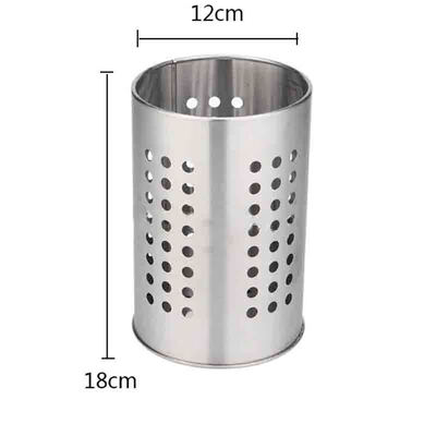 

Stainless Steel Cutlery Holder Drainer Storage Spoon Chopsticks Organizer Rack