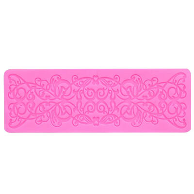 

Flower Pattern Lace Silicone Mold Chocolate Fondant Cake DIY Baking Mould