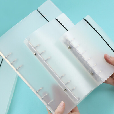 

A5 A6 A7 Spiral Notebook Cover Loose Diary Coil Ring Binder Filler Paper Seperate Planner Receive Bag Card Storage