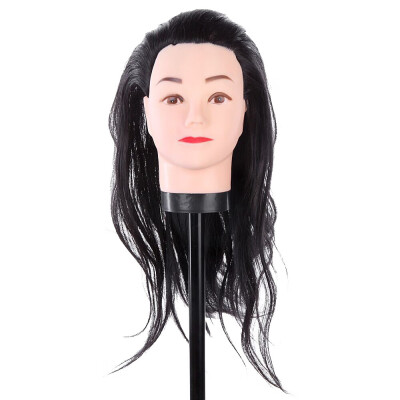 

〖Follure〗Black Human Hair Head Hairdressing Model Mannequin Practice Tool