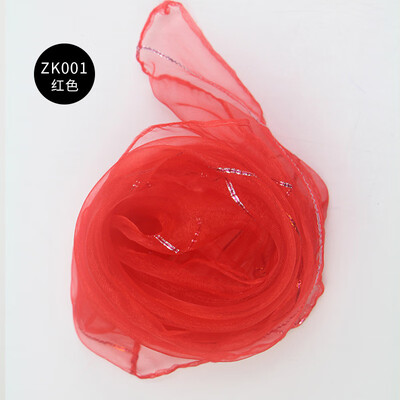 

Factory direct kindergarten performance dance performance small scarves small squares bright silk solid color scarf wholesale ZK001