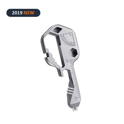

Key Tool Utility Multi Function Keychain Outdoor Survival Home Screwdriver Hex Bit Driver Bottle Opener Drill Drive Cut Wire Tool