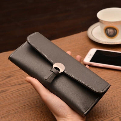 

Fashion Women Long Handbag Purse PU Leather Card Holder Wallet Clutch Purse Bags