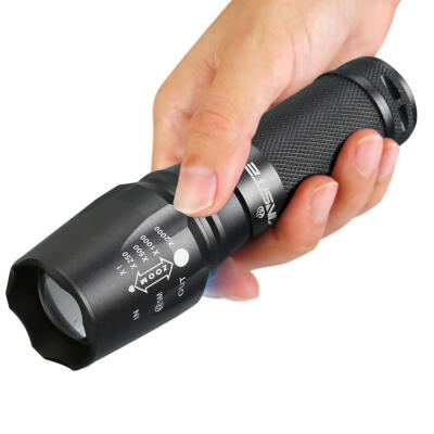 

XINSITE 878 XML-T6 LED 5 Modes Flashlight Telescopic Zoom Spotlight Torch