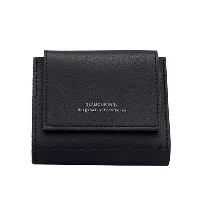

Womens Small Wallet Female Short Style Student Korean Edition Cute ins Simple Multifunctional Folding Change Wallet