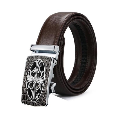 

Designer belts for Men Metal Automatic Buckle Split Leather Waist belt for luxury fashion cowhide mens belt Novelty 35cm zp090