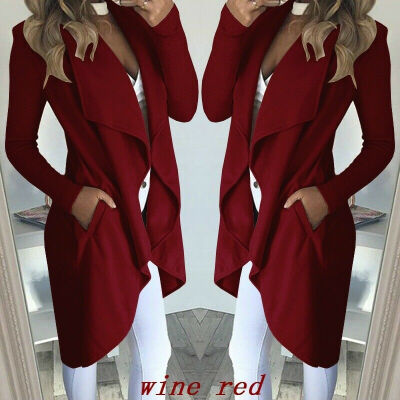 

Women Ladies Long Sleeve Slim Blazer Suit Coat Work Jacket Formal Suit Tops Size