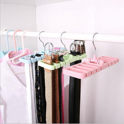 

Space Saver Creative belt Storage Rack Multifunctional Scarf Tie Pallets Belt Hook Hanger Shelf