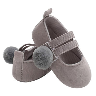 

Toddler Baby Girl Soft Plush Princess Shoes cute pom shoes Infant Prewalker New Born Baby Shoes for 0-18M girls