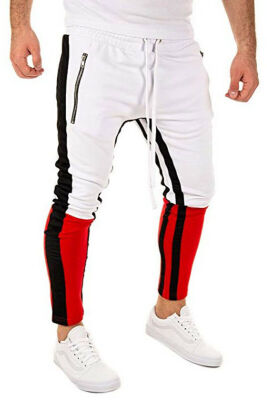 

Men Hip Hop Sport Long Pants Trousers Cargo Workout Joggers Gym Sweatpants