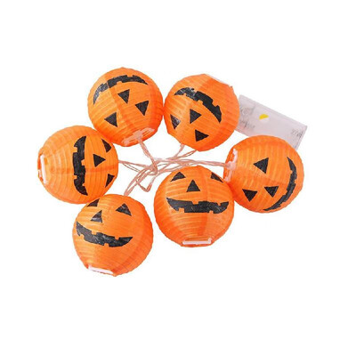 

Batt-ery Powered Fairy String Light Pum-pkin Lantern DIY 10 LE-D Decorative Hall-oween lights for Party Holiday Decoration