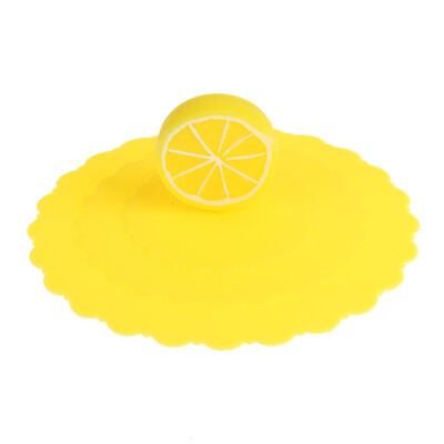 

Cartoon Fruit Dustproof Reusable Silicone Cup Cover Coffee Suction Seal Lid
