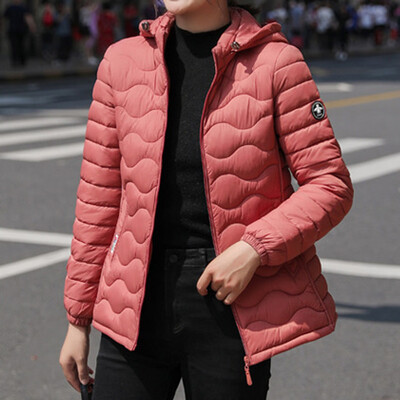 

Tailored Women Outerwear Faux Hooded Button Coat Long Solid Jackets Pocket Coats