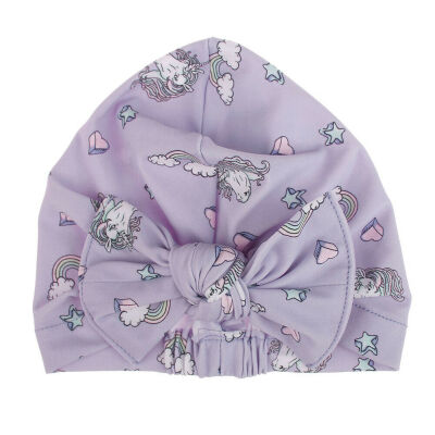 

Toddler Kids Boy Girl Baby Turban Swim Bow Waterproof Swimming Cap Sports Hat