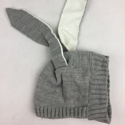 

Autumn Winter Children&39s Knitted Hat Baby Hat Lovely Rabbit Ear Long Rabbit Baby Hat Cap Beanie Photo Adornments