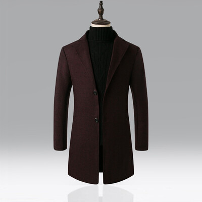 

Toponeto Mens New Winter Style Fashionable Warm Snowflake Windbreaker Coat Pure Coat