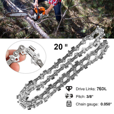 

〖Follure〗20 inch Chainsaw Chains 76 Drive Links Long Top Plate 38-Inch Low Profile Chain