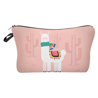 

Cute Print Makeup Bags Women Cosmetic Bag Pouch Travel Zipper Ladies Clutch