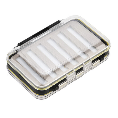 

Saidsome New Foam Waterproof Storage Bait Hook Box Fly Fishing Plastic Double Side Lure fishing bait fishing lure