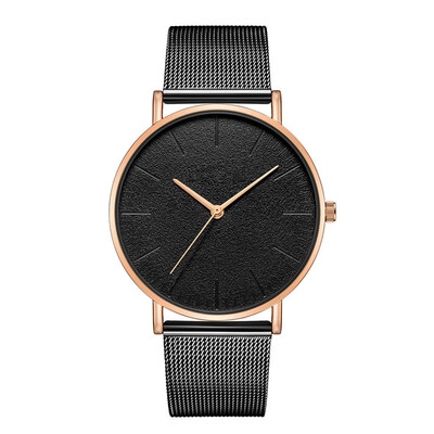 

RM Lady Women Watch Mesh Band Stainless Steel Analog Quartz Wristwatch Minimalist