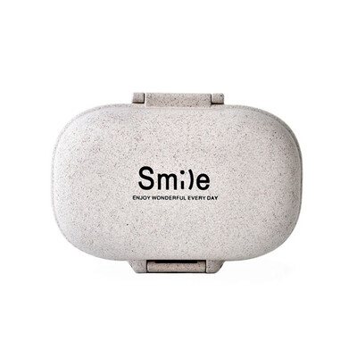 

Toponeto 1 Piece Portable Pill Box Medicine Storage Container Pill Cases Square Box
