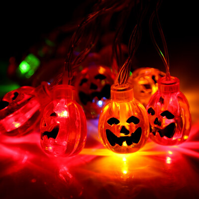 

Indoor Battery Powered 1020 LED Pumpkin String Lights Christmas Party Decor LampsPumpkin String Light Decoration String Light