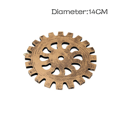 

Toponeto European Modern Vintage Steampunk Gear Industrial Style Wall Home Decoration Sil