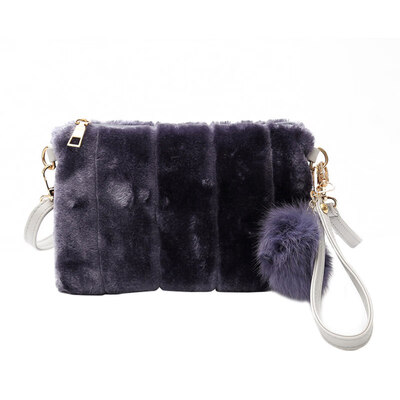 

Fashion Fluffy Envelope Shape Thin Strap Women Shoulder Bag Coin Purse Pouch