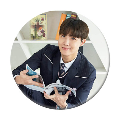 

Kpop BTS Cute Q Version Badge Cute Cartoon Brooch Bag Pendant Boys Girls Accessories Hot Gift for Fans