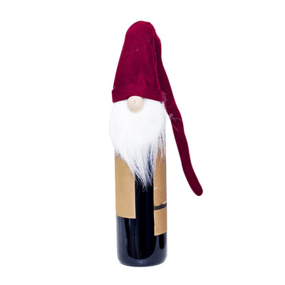 

Christmas Santa Claus Head Champagne & Wine Set Christmas Party Table DecorationD1