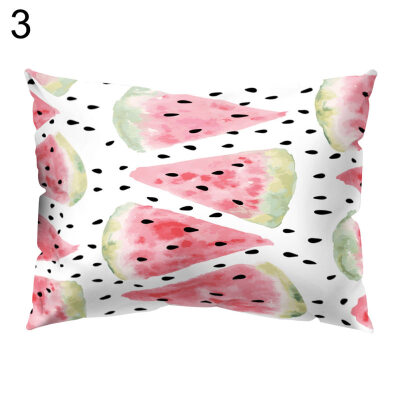 

Colorful Fruit Printed Throw Pillow Case Sofa Bed Cushion Cover Home Decor