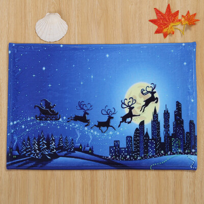 

Tailored Merry Christmas Welcome Doormats Indoor Home Carpets Decor 40x60CM