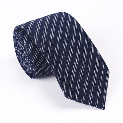 

Mens cotton striped plaid tie 51 cotton tie European&American casual tie cross-border wholesale one generation