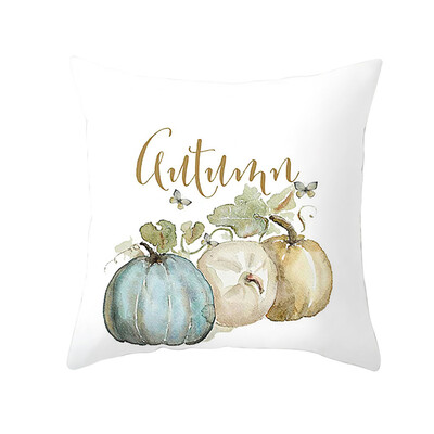 

Siaonvr Fall Halloween Pumpkin Pillow Case Waist Throw Cushion Cover Sofa Home Decor